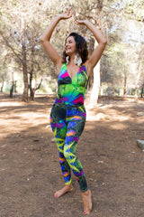 Mono Largo sin Manga "PACHAMAMA COLLECTION" Aurora Jumpsuit